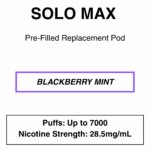 Solo Max - Replacement Pod - 28.5mg/ml Nicotine - 7000 Puffs - Image 2