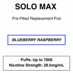 Solo Max - Replacement Pod - 28.5mg/ml Nicotine - 7000 Puffs - Image 19