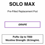 Solo Max - Replacement Pod - 28.5mg/ml Nicotine - 7000 Puffs - Image 20