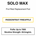 Solo Max - Replacement Pod - 28.5mg/ml Nicotine - 7000 Puffs - Image 7