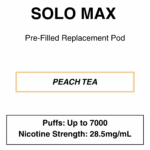 Solo Max - Replacement Pod - 28.5mg/ml Nicotine - 7000 Puffs - Image 17