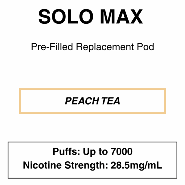 Solo Max - Replacement Pod - 28.5mg/ml Nicotine - 7000 Puffs - Image 17