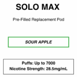 Solo Max - Replacement Pod - 28.5mg/ml Nicotine - 7000 Puffs - Image 11