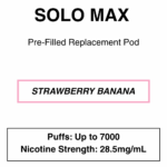 Solo Max - Replacement Pod - 28.5mg/ml Nicotine - 7000 Puffs - Image 10
