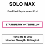 Solo Max - Replacement Pod - 28.5mg/ml Nicotine - 7000 Puffs - Image 9