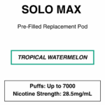 Solo Max - Replacement Pod - 28.5mg/ml Nicotine - 7000 Puffs - Image 3