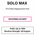 Solo Max - Replacement Pod - 28.5mg/ml Nicotine - 7000 Puffs - Image 6