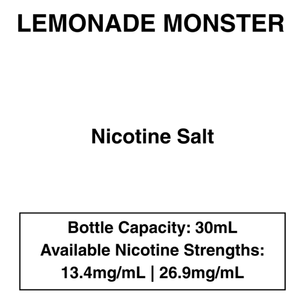 Watermelon (Lemonade Monster) - Nic Salt - 30ml - Image 1