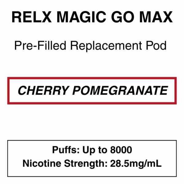 RELX - MagicGO Max - Replacement Pod - 8000 Puffs - 28.5mg/ml Nicotine - Image 9