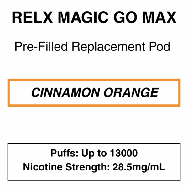 RELX - MagicGo Max - Prefilled Replacement Pod - 13000 Puffs - 28.5mg/mL Nicotine - Image 6