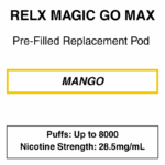 RELX - MagicGO Max - Replacement Pod - 8000 Puffs - 28.5mg/ml Nicotine - Image 6
