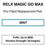 RELX - MagicGO Max - Replacement Pod - 8000 Puffs - 28.5mg/ml Nicotine - Image 5