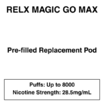 RELX - MagicGO Max - Replacement Pod - 8000 Puffs - 28.5mg/ml Nicotine