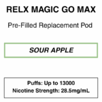 RELX - MagicGo Max - Prefilled Replacement Pod - 13000 Puffs - 28.5mg/mL Nicotine - Image 4