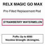 RELX - MagicGO Max - Replacement Pod - 8000 Puffs - 28.5mg/ml Nicotine - Image 3