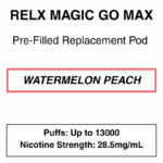 RELX - MagicGo Max - Prefilled Replacement Pod - 13000 Puffs - 28.5mg/mL Nicotine - Image 2