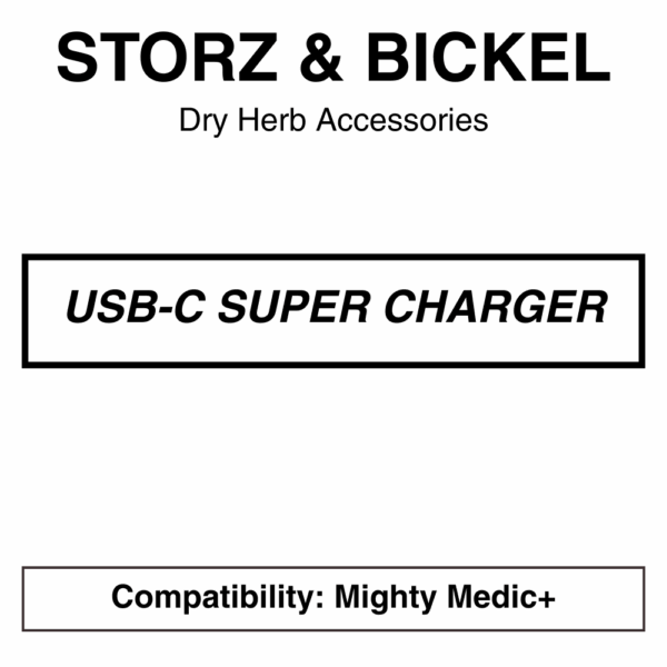 Storz & Bickel - USB-C Super Charger - For Mighty Medic+ - Image 1