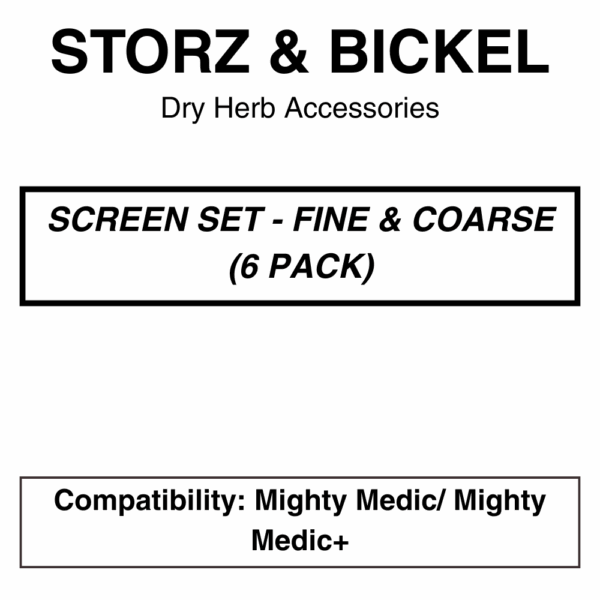 Storz & Bickel - Screen Set Finee & Coarse Mesh - For Mighty Medic/ medic+ - Image 1