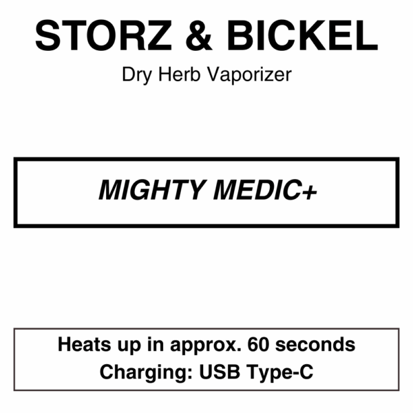 Storz & Bickel - Mighty Medic + - Dry Herb Vaporiser System - Image 1