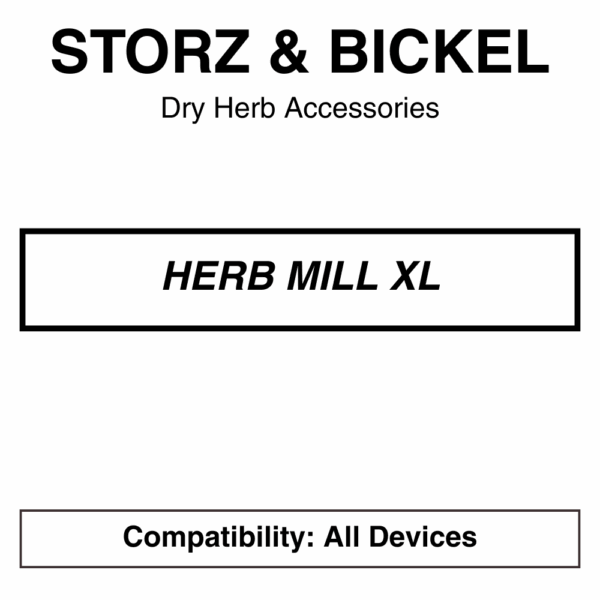 Storz & Bickel - Herb Mill XL - Suitable For All Storz & Bickel Devices - Image 1