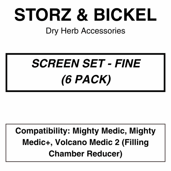 Storz & Bickel - Screen Set Fine - For Might Medic Range - Image 1