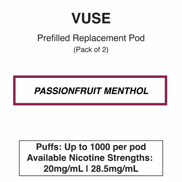 Vuse - eLiquids - Passionfruit Menthol - Image 1