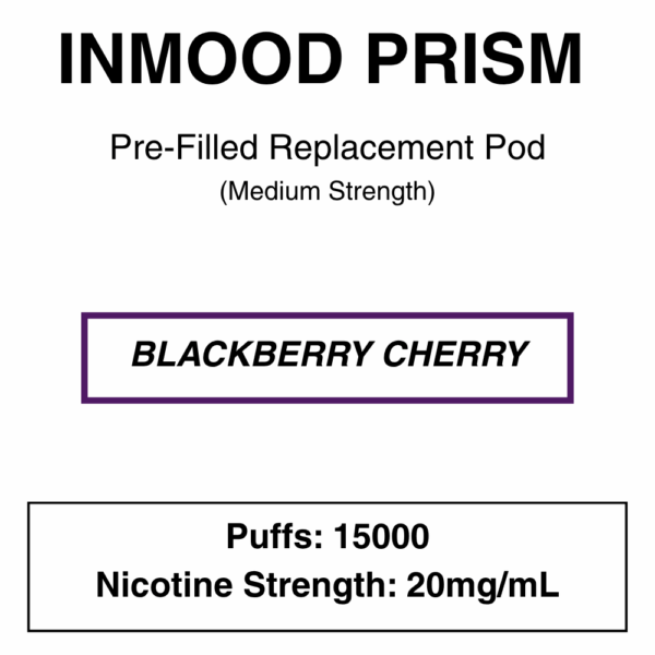 Inmood - Prism - Closed Pod Vape - Replacement Pods - 15000 Puffs - Image 6