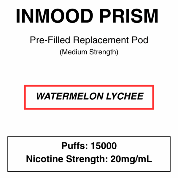 Inmood - Prism - Closed Pod Vape - Replacement Pods - 15000 Puffs - Image 9