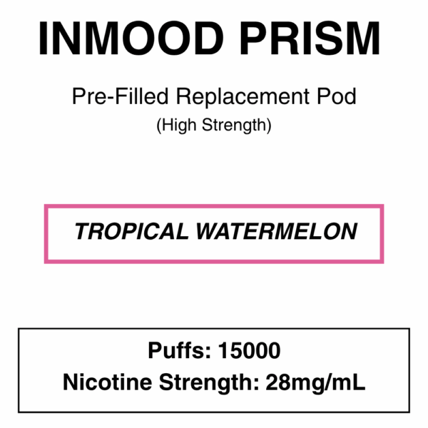 Inmood - Prism - Closed Pod Vape - Replacement Pods - 15000 Puffs - Image 4