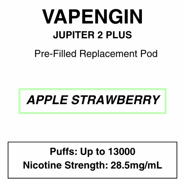 Vapengin - Jupiter 2 Plus - Replacement Pod - 13000 Puffs - 28.5mg/ml Nicotine - Image 37