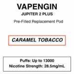 Vapengin - Jupiter 2 Plus - Replacement Pod - 13000 Puffs - 28.5mg/ml Nicotine - Image 33