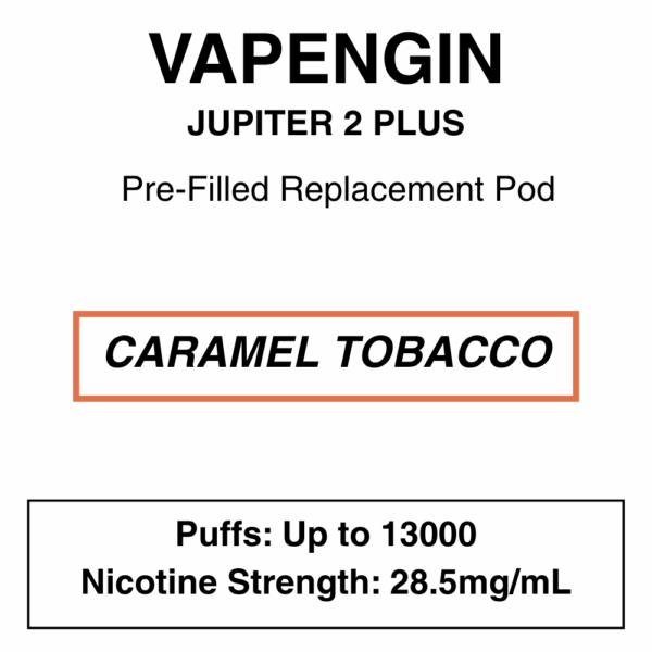 Vapengin - Jupiter 2 Plus - Replacement Pod - 13000 Puffs - 28.5mg/ml Nicotine - Image 33