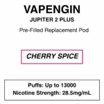 Vapengin - Jupiter 2 Plus - Replacement Pod - 13000 Puffs - 28.5mg/ml Nicotine - Image 31