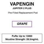 Vapengin - Jupiter 2 Plus - Replacement Pod - 13000 Puffs - 28.5mg/ml Nicotine - Image 27