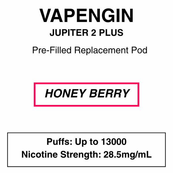 Vapengin - Jupiter 2 Plus - Replacement Pod - 13000 Puffs - 28.5mg/ml Nicotine - Image 24
