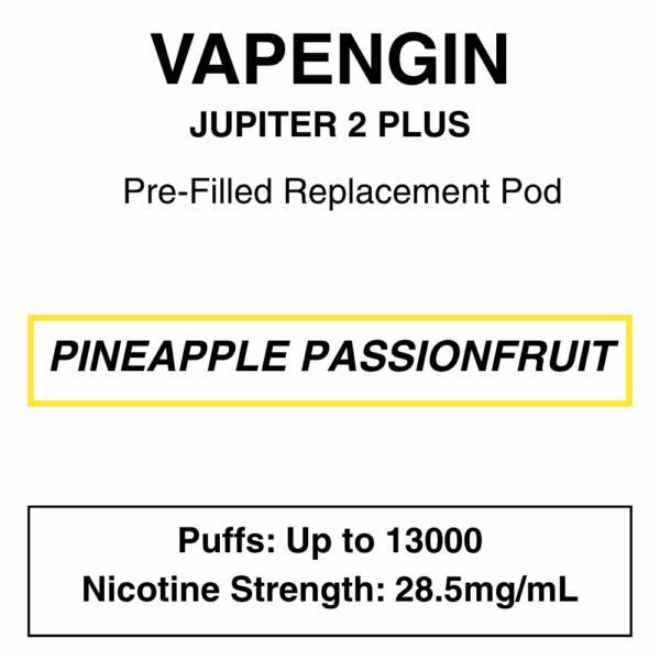 Vapengin - Jupiter 2 Plus - Replacement Pod - 13000 Puffs - 28.5mg/ml Nicotine - Image 18