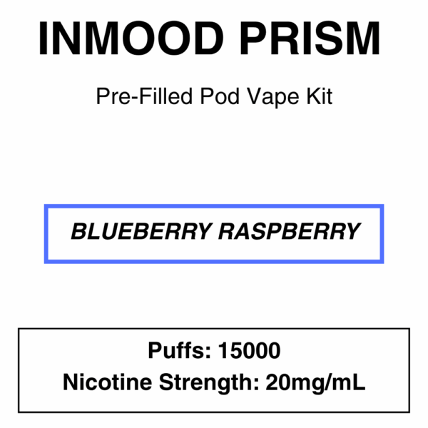 Inmood - Prism - Closed Pod Vape Kit with reusable battery - 15000 Puffs - Image 5