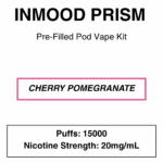 Inmood - Prism - Closed Pod Vape Kit with reusable battery - 15000 Puffs - Image 16