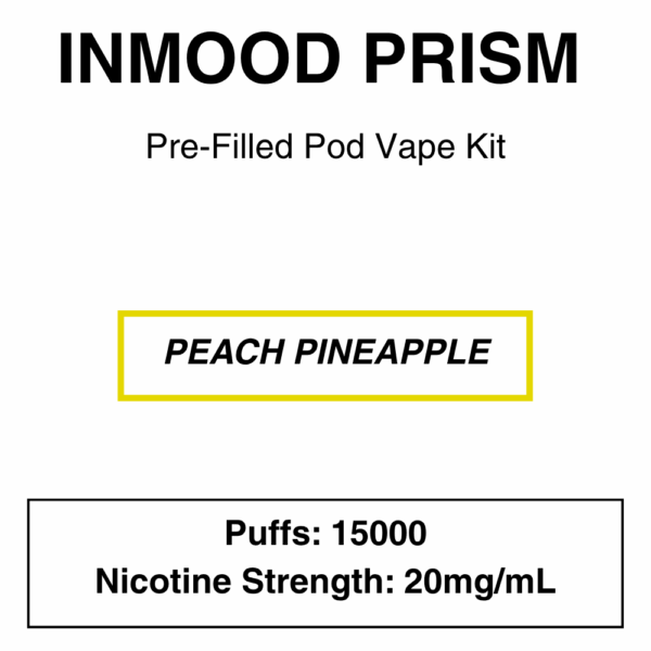 Inmood - Prism - Closed Pod Vape Kit with reusable battery - 15000 Puffs - Image 20
