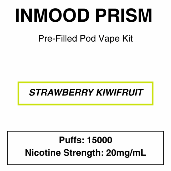 Inmood - Prism - Closed Pod Vape Kit with reusable battery - 15000 Puffs - Image 12