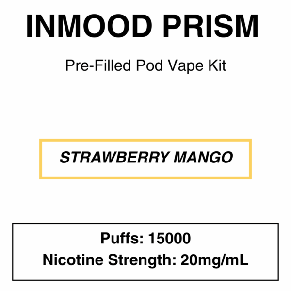 Inmood - Prism - Closed Pod Vape Kit with reusable battery - 15000 Puffs - Image 13