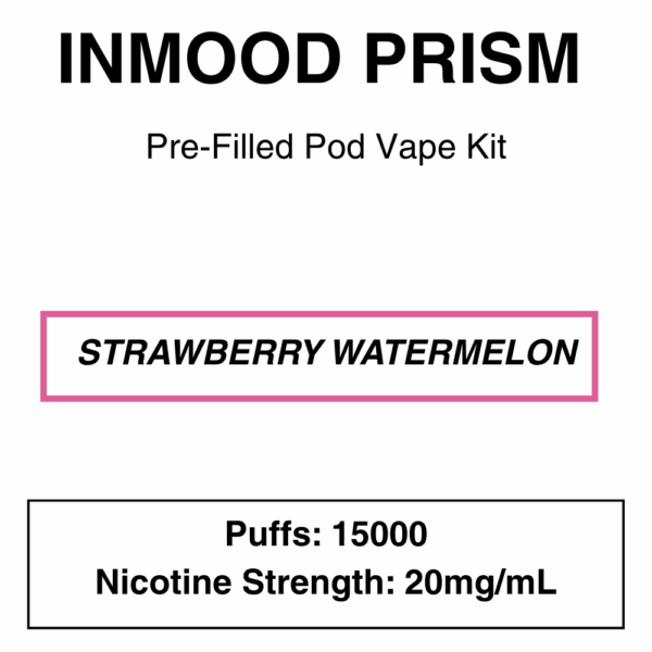 Inmood - Prism - Closed Pod Vape Kit with reusable battery - 15000 Puffs - Image 14