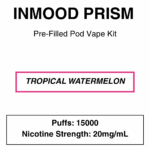 Inmood - Prism - Closed Pod Vape Kit with reusable battery - 15000 Puffs - Image 2