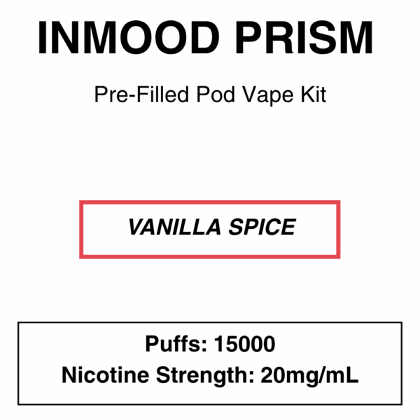 Inmood - Prism - Closed Pod Vape Kit with reusable battery - 15000 Puffs - Image 18