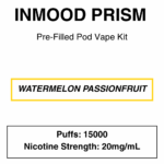 Inmood - Prism - Closed Pod Vape Kit with reusable battery - 15000 Puffs - Image 9