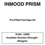 Inmood - Prism - Closed Pod Vape Kit with reusable battery - 15000 Puffs