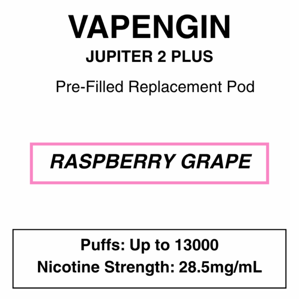 Vapengin - Jupiter 2 Plus - Replacement Pod - 13000 Puffs - 28.5mg/ml Nicotine - Image 16