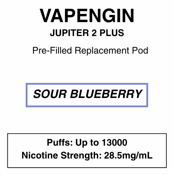 Vapengin - Jupiter 2 Plus - Replacement Pod - 13000 Puffs - 28.5mg/ml Nicotine - Image 12