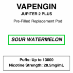 Vapengin - Jupiter 2 Plus - Replacement Pod - 13000 Puffs - 28.5mg/ml Nicotine - Image 11
