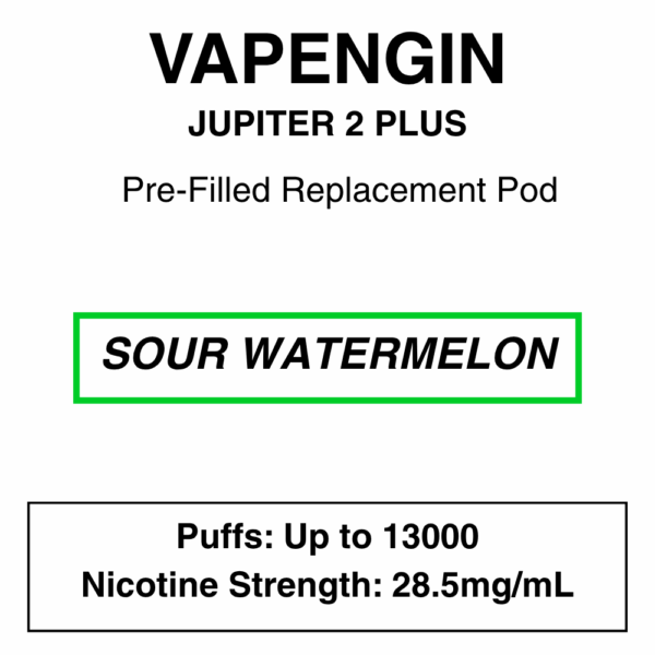 Vapengin - Jupiter 2 Plus - Replacement Pod - 13000 Puffs - 28.5mg/ml Nicotine - Image 11
